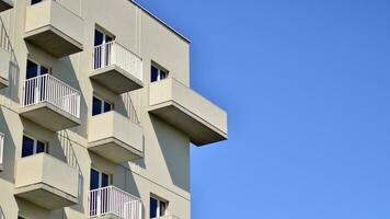 modern Europese woon- appartement gebouwen kwartaal. abstract architectuur, fragment van modern stedelijk geometrie. foto