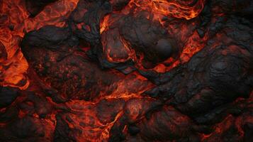 verdieping is een lava hd structuur achtergrond zeer gedetailleerd ai generatief foto