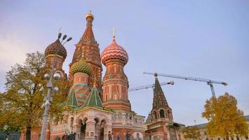 NS. Basil's Cathedral in het Rode Plein Moskou Kremlin, Rusland foto