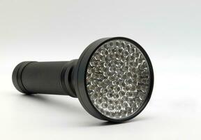 LED uv ultraviolet fakkel Black Light zaklamp. foto