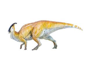 parasaurolophus dinosaurus geïsoleerd achtergrond foto