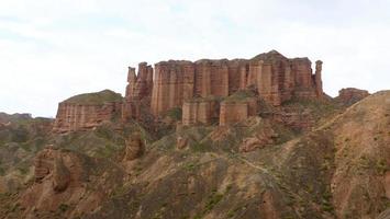 binggou danxia natuurgebied in de provincie sunan zhangye gansu, china. foto