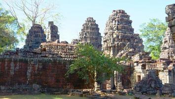 banteay kdei, onderdeel van het angkor wat-complex in siem reap, cambodja foto