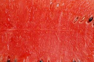 rood watermeloen fruit structuur achtergrond afbeelding rijk in gezond voedingsstoffen foto