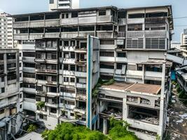 oud appartement gebouw in de stad van hong Kong foto
