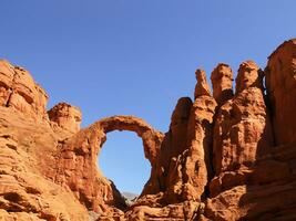 de boog van bogen van bogen in Utah, Verenigde Staten van Amerika foto