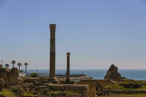 oude ruïnes van Carthago foto