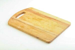 houten bord voor keuken geïsoleerd foto