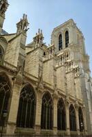 notre lady de Parijs kathedraal, Frankrijk foto