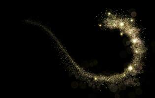 luxe goud schitteren. gouden fonkeling confetti. glimmend glinsterende stof foto