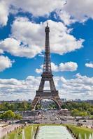 eiffeltoren in parijs frankrijk foto