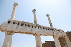 de ruïnes van de oude stad Pompei, Italië foto