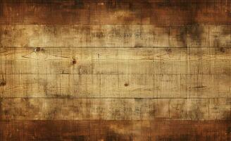 hout en canvas verenigen in een rustiek, getextureerde achtergrond samenstelling ai gegenereerd foto