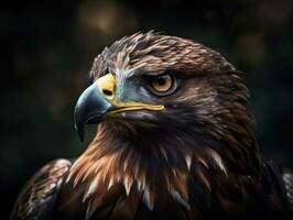 adelaar vogel portret ai gegenereerd foto