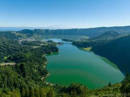 miradouro da uitzicht Doen rei - azoren, Portugal foto