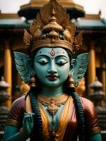 laksmi Hindoe standbeeld foto