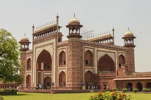 Taj Mahal Kau Ban-moskee in Agra, Uttar Pradesh, India. foto