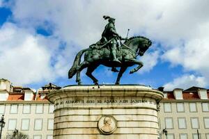 standbeeld van koning John ik - Portugal 2022 foto