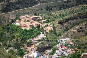 sacromonte abdij in granada, Andalusië, Spanje foto