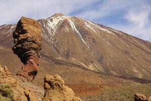 tenerife, kanarie eilanden, Spanje - vulkaan teide nationaal park. monteren teide foto