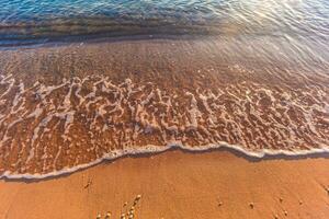 mooi strand kust in de rood zee, Egypte. foto