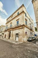 geweldig architectuur van de oud stad- ostuni, bari, Italië. foto