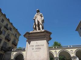 lagrange standbeeld in turijn foto