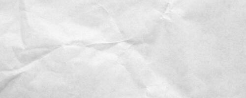 abstract wit verfrommeld en gevouwen recycle ambacht papier structuur achtergrond foto