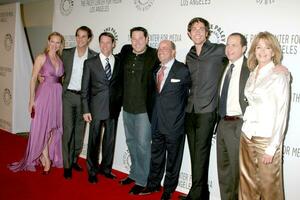 nbc leidinggevenden melora hardin greg grünberg Zacharias Levi deidre hal paley centrum voor media eert jeff zucker Dick ebersol eeuw plein hotel eeuw stad ca november 12 2007 2007 foto