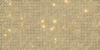 gouden driehoek pixel geometrische abstractie elegant en verfijnd