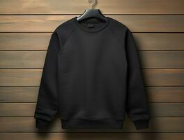 blanco sweater voor mockup ai gegenereerd foto