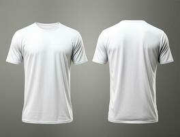 3d geven blanco t-shirt ai gegenereerd foto