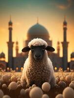 eid mubarak traditioneel Islamitisch festival religieus achtergrond ai gegenereerd foto