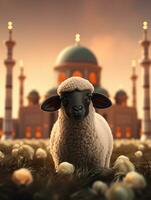 Ramadan kareem traditioneel Islamitisch festival religieus sociaal media post ontwerp ai gegenereerd foto