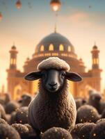 eid mubarak traditioneel Islamitisch festival religieus achtergrond ai gegenereerd foto