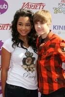 los engelen, okt 24 - jessica Jarrell, justin bieber arriveert Bij de verscheidenheid macht van jeugd evenement 2010 Bij grootste belang studio's Aan oktober 24, 2010 in los engelen, ca foto