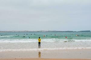 surfen scholen in baleaal eiland, Portugal foto