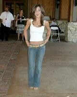 Kelly Monaco algemeen ziekenhuis ventilator club lunch sporters lodge studio stad ca juli 16 2005 foto