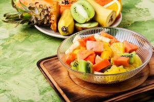 verse fruitsalade foto