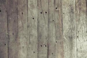close-up van de oude bruine houten achtergrond van de planktextuur foto