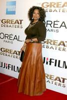 oprah winfrey de Super goed debaters première booglicht cinerama koepel theater december 11 2007 los angeles ca 2007 foto