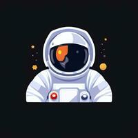 ai gegenereerd astronaut klem kunst icoon sticker decoratie gemakkelijk achtergrond foto