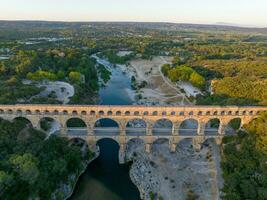 pont du Gard - gard, Frankrijk foto