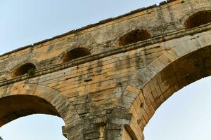 pont du Gard - gard, Frankrijk foto