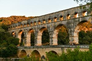 pont du Gard - gard, Frankrijk foto