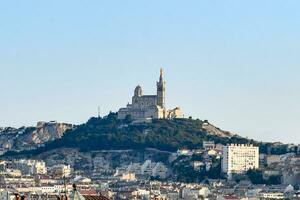 notre lady de la garde - marseille, Frankrijk foto