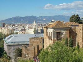 Malaga stad in spanje foto