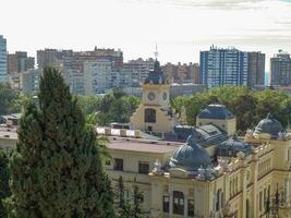 de stad van Malaga foto