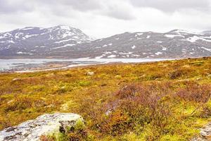 vavatn meerpanorama in hemsedal, noorwegen foto