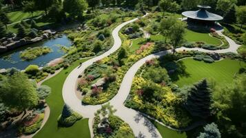 ai gegenereerd natuur fabriek blauw buitenshuis dromerig ai gegenereerd foto